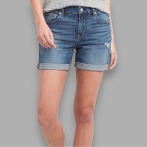 4 for $40 SALE! Gap 1969 Sexy Boyfriend Jean Shorts, Raft Wash, Size 28R